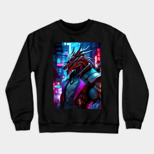 The neon dragon. Crewneck Sweatshirt